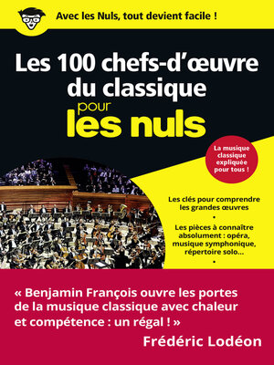 cover image of Les 100 chefs-d'oeuvre du classique pour les Nuls